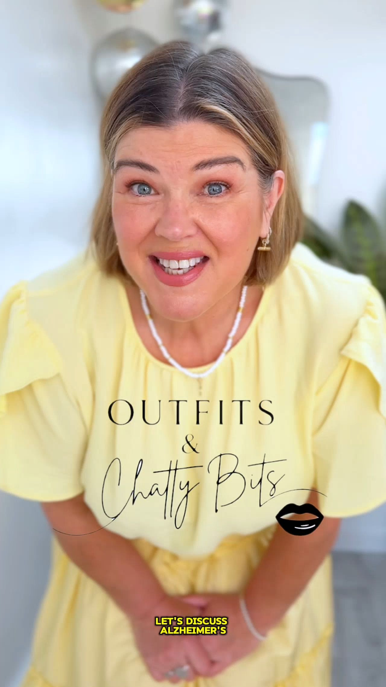 Outfits and Chatty Bits. Today i talk about Alzheimers. Something very close to my heart. 
Dresses and a buttermilk skirt with a lemon blouse. Gold Birkenstock style sandals my beloved Esskas and an array of accessories from hats to necklaces. 

 #LTKuk #LTKmidsize #LTKover50style