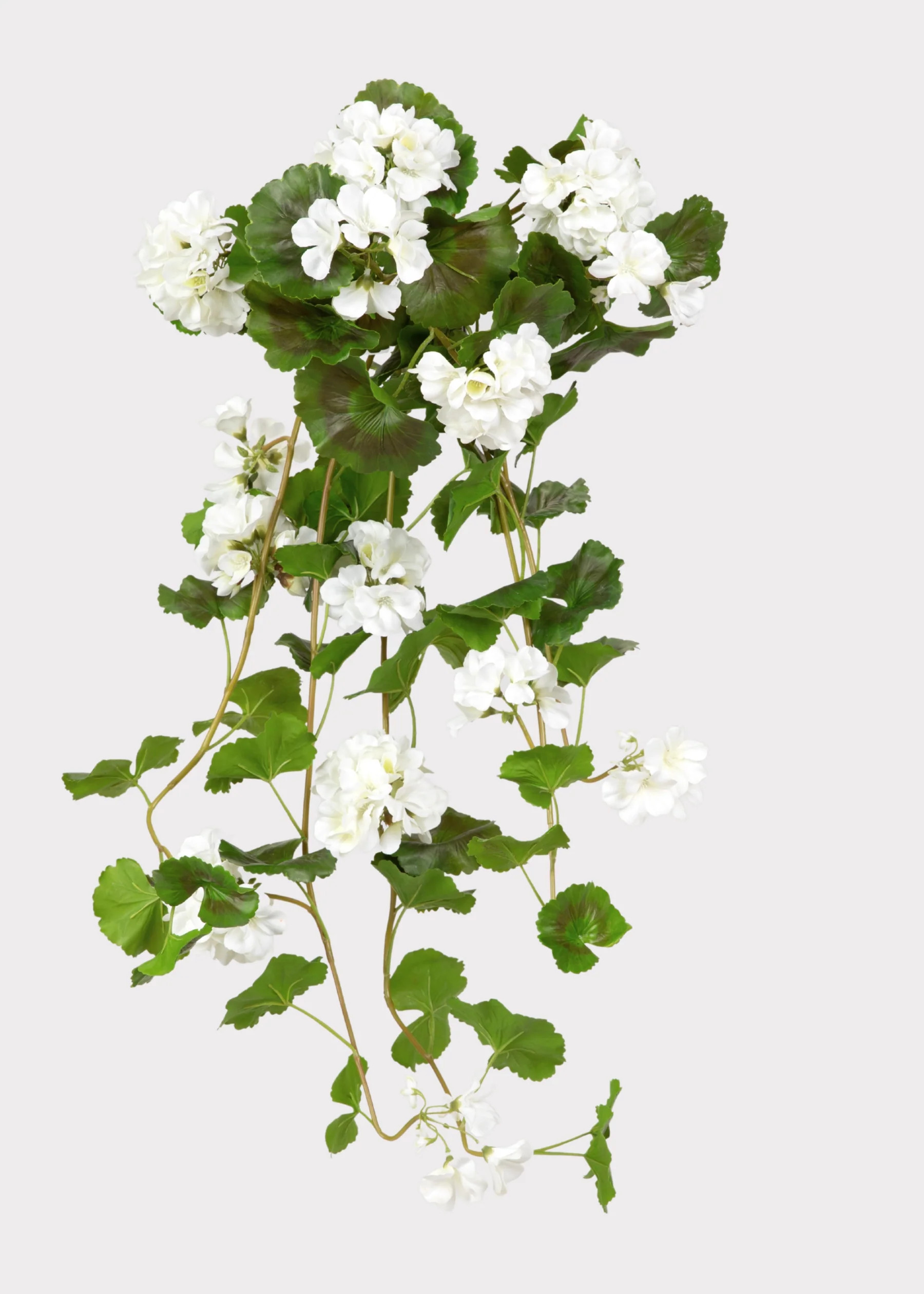 White Geranium Bush | Artificial UV Treated Outdoor Flowers | Afloral | Afloral