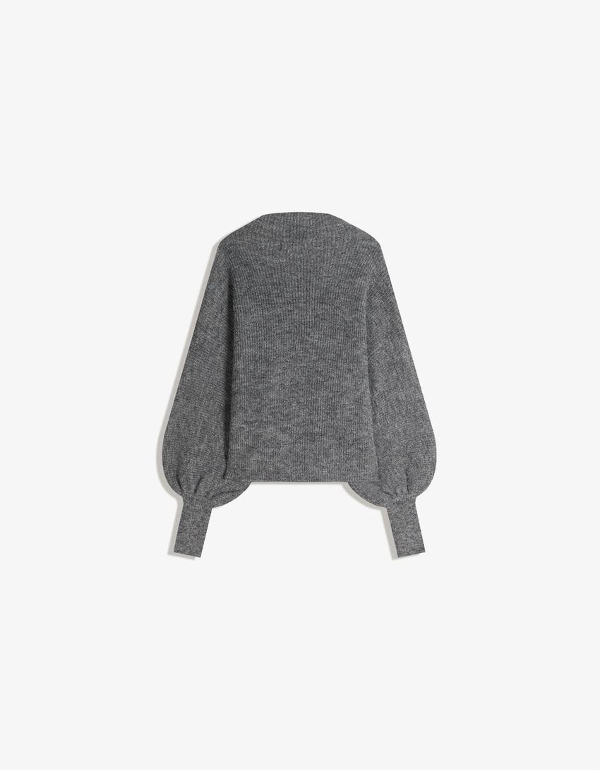 Volume sleeve jumper - Women | Bershka GB