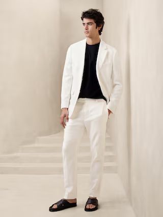 Tailored-Fit Linen-Blend Suit Jacket | Banana Republic Factory