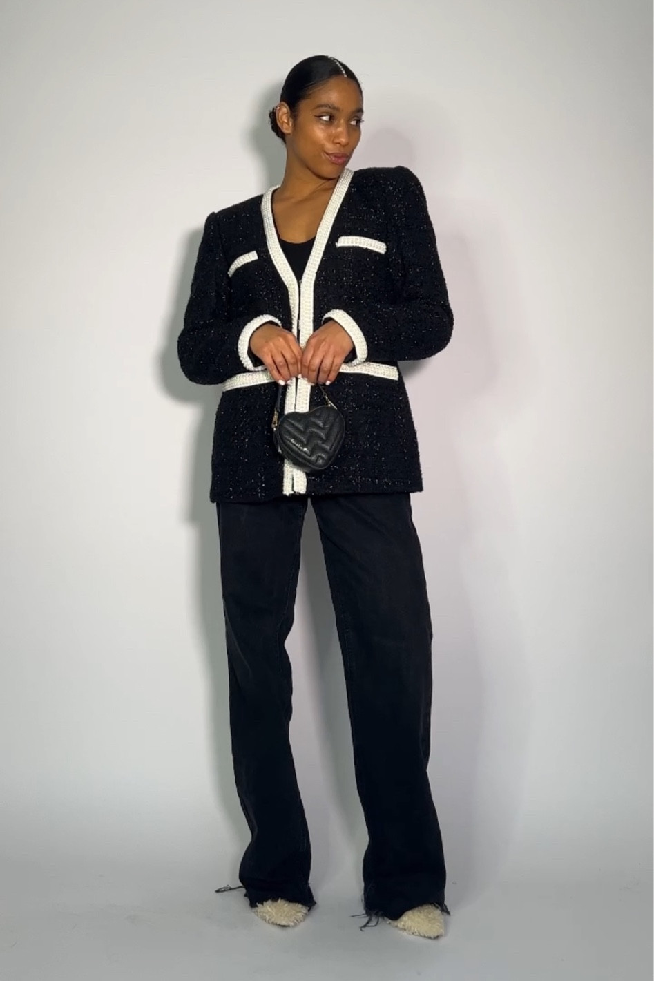 Festive tweed outfit 🖤

#LTKunder50 #LTKstyletip #LTKeurope