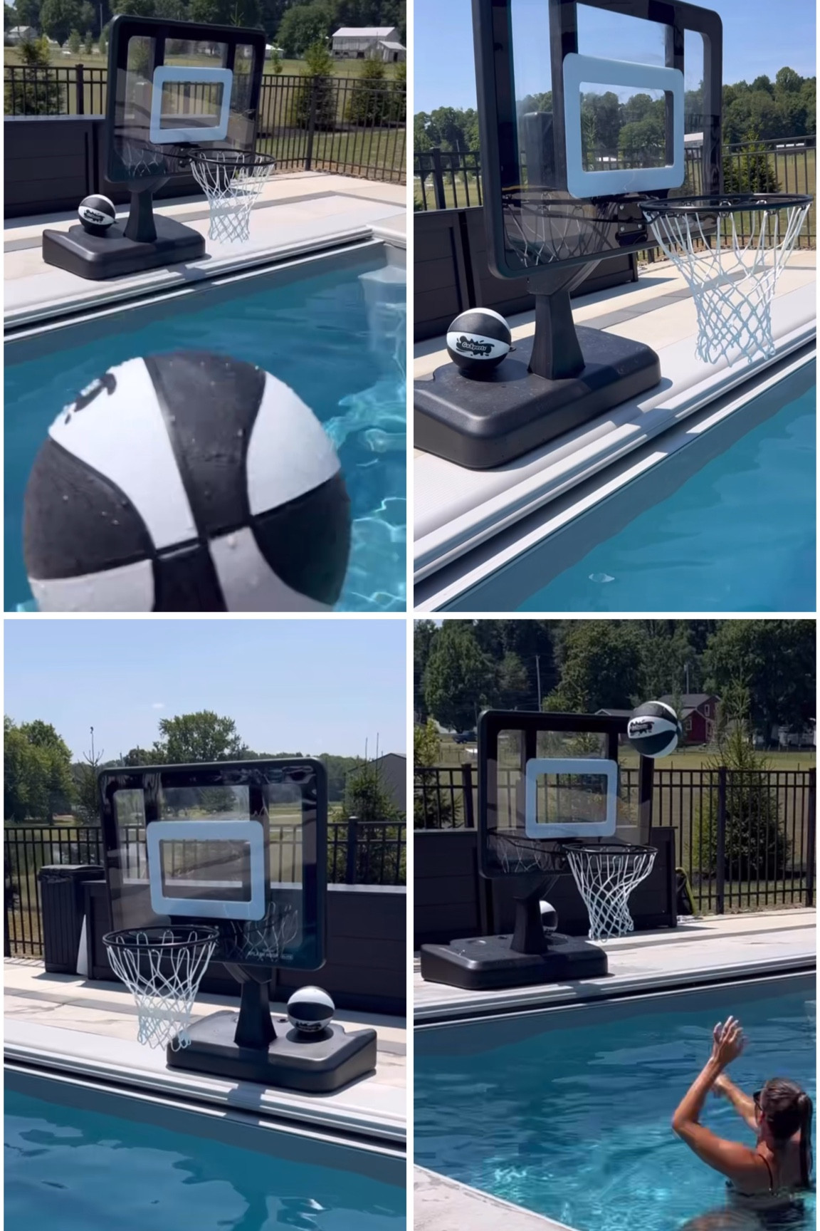 A pool basketball hoop that with a modern aesthetic? 😍 

#LTKHome #LTKActive #LTKKids