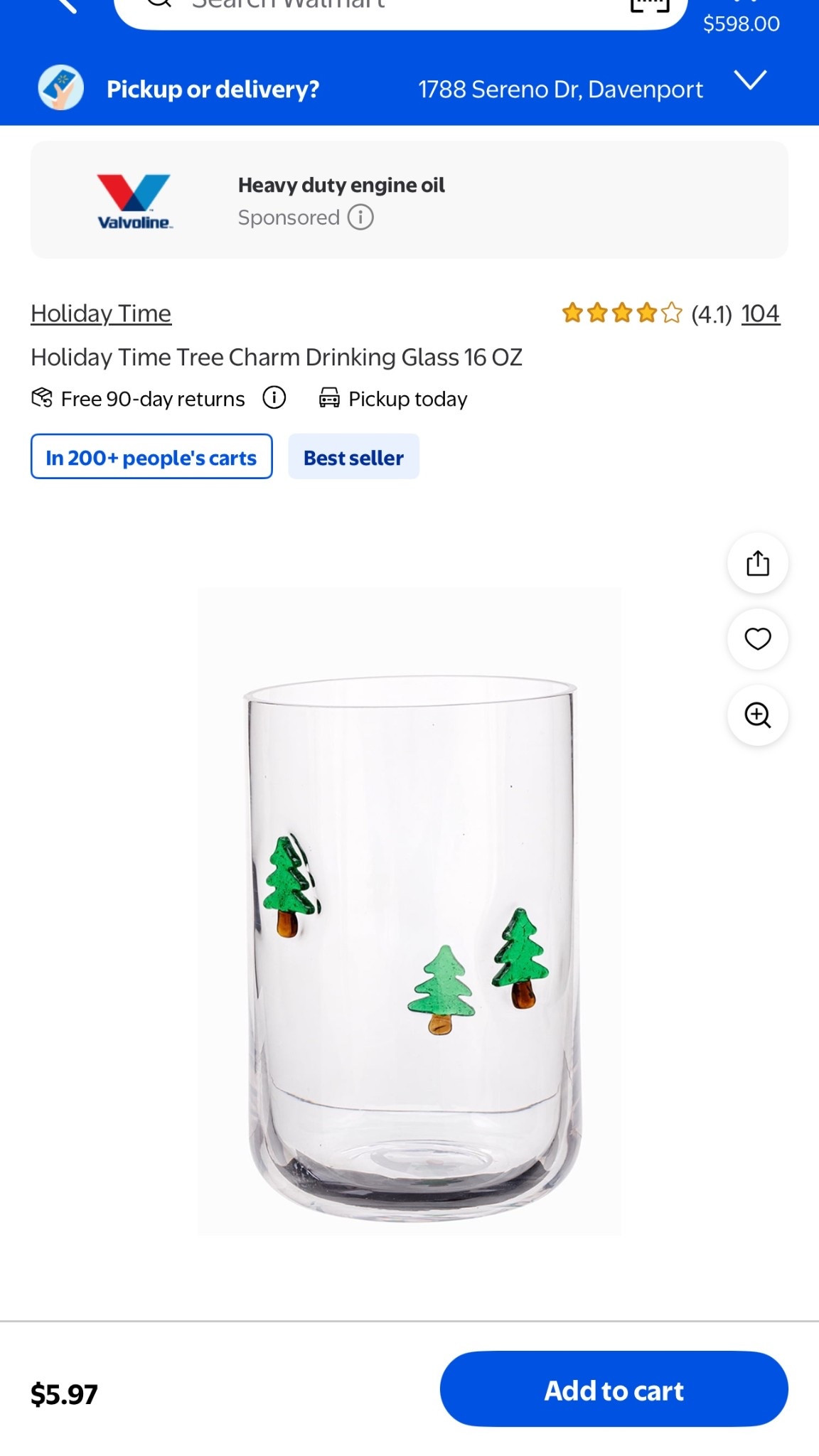 Christmas cup from Walmart that looks like an Anthropologie dupe 

#LTKHoliday #LTKSaleAlert #LTKHome
