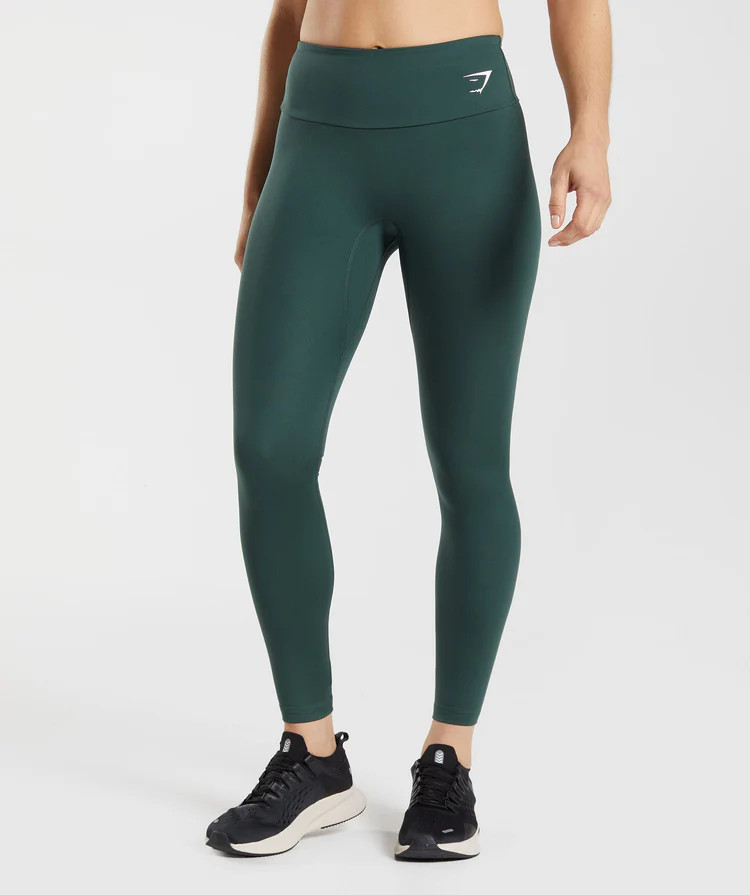 Gymshark Training Leggings - Obsidian Green | Gymshark US