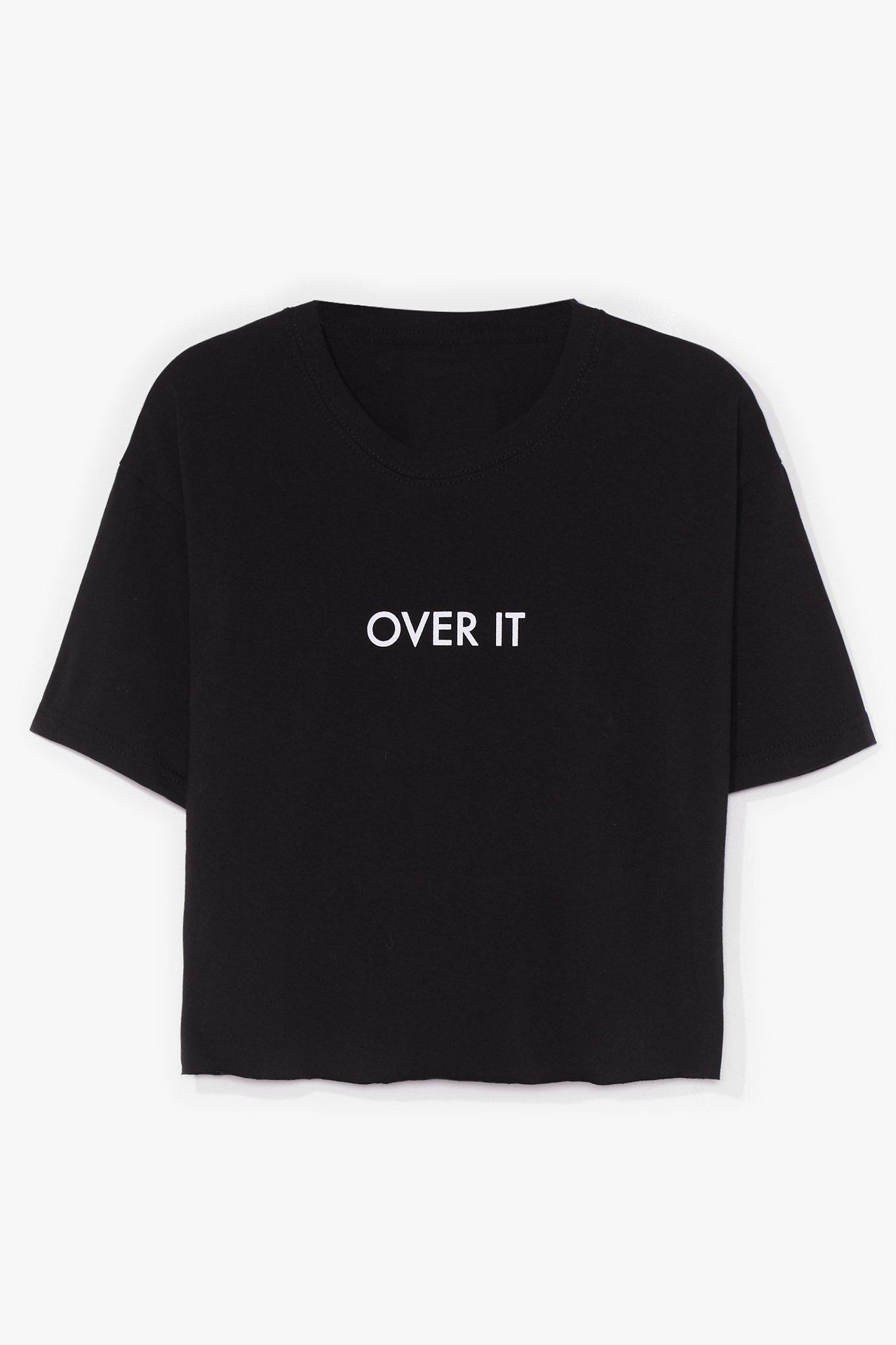 Over It Cropped Graphic Tee | NastyGal (US & CA)