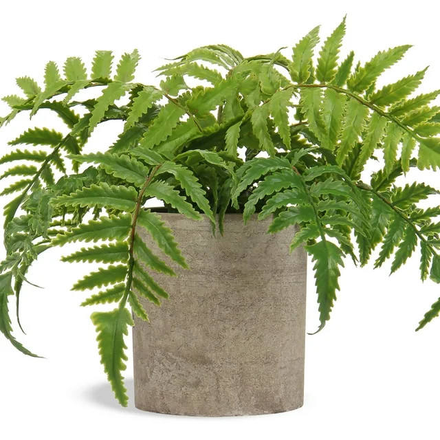 Small Artificial Plant Potted Fake Greenery Ferns Plant Mini Faux Plants in Pots Desk Bathroom Sh... | Walmart (US)