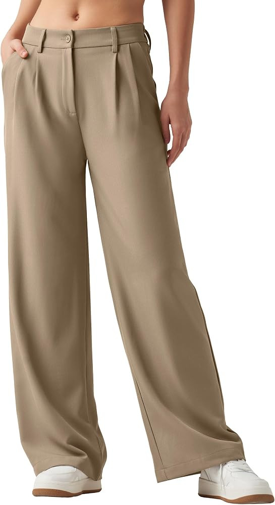 Willit Women's Work Pants Wide Leg Dress Pants High Waisted Casual Slacks Business Office Pants w... | Amazon (US)