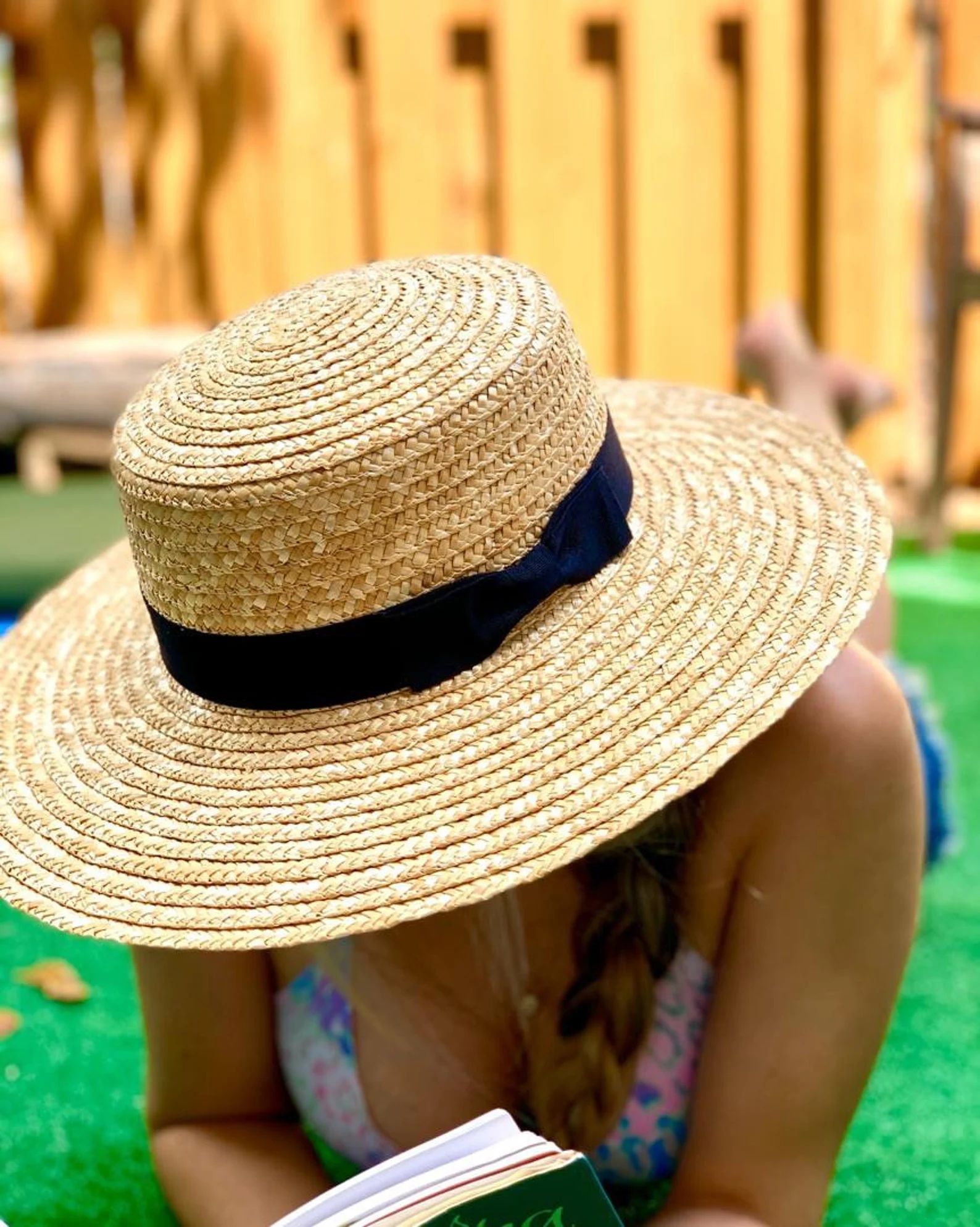 Boater hat Gambler hat flat top hat fashion hat summer | Etsy | Etsy (US)