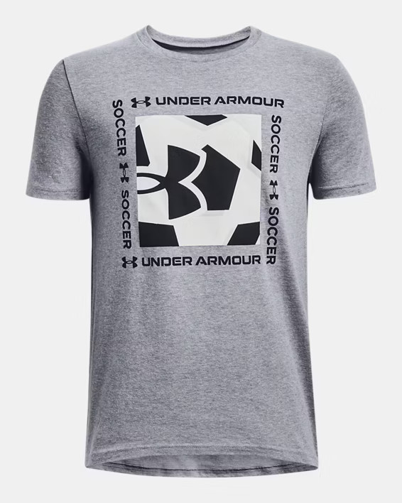 Boys' UA Soccer Box Logo Short Sleeve | Under Armour | Under Armour (US)