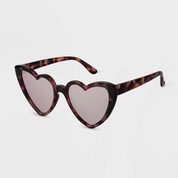 Women's Heart Sunglasses - A New Day™ | Target