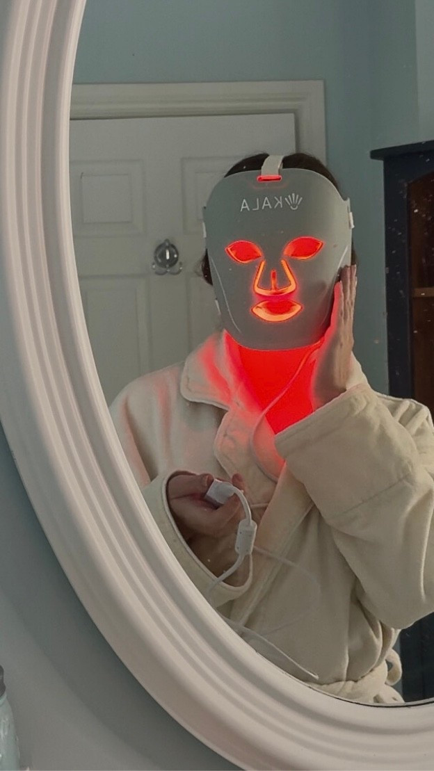 At-home red light therapy skincare routine ✨
Using a red light therapy mask as part of my evening self-care and skincare routine. This has become one of my favorite ways to unwind while supporting skin health at home.

Simple, cozy, and easy to fit into a nightly routine.

red light therapy mask, LED face mask, at home skincare routine, skincare tools, beauty tech device, anti aging skincare, self care night routine, spa night at home, wellness routine, skincare routine at home, skincare essentials, cozy self care, evening skincare



#LTKbeauty #LTKwinter #LTKhome