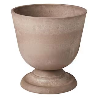 Arcadia Garden Products Classical 15 in. x 15 in. Taupe PSW Urn BC38TP - The Home Depot | The Home Depot