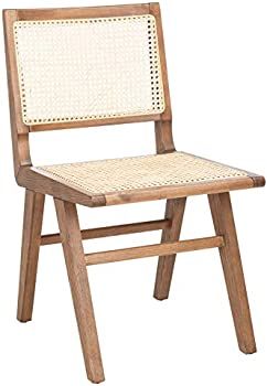 Safavieh Couture Home Collection Hattie Walnut French Cane Living Room Dining Accent Chair (Fully As | Amazon (US)
