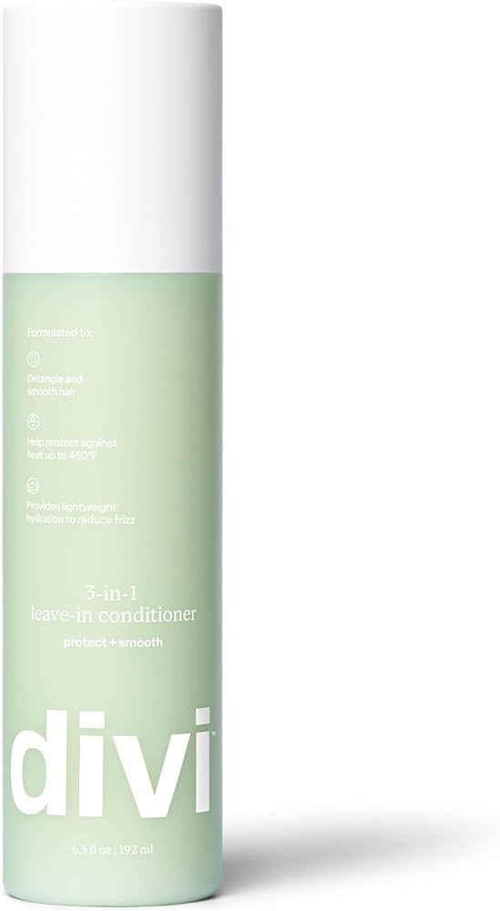 divi 3-in-1 Leave-In Conditioner - Lightweight Formula to Detangle and Hydrate Hair While Protect... | Amazon (US)