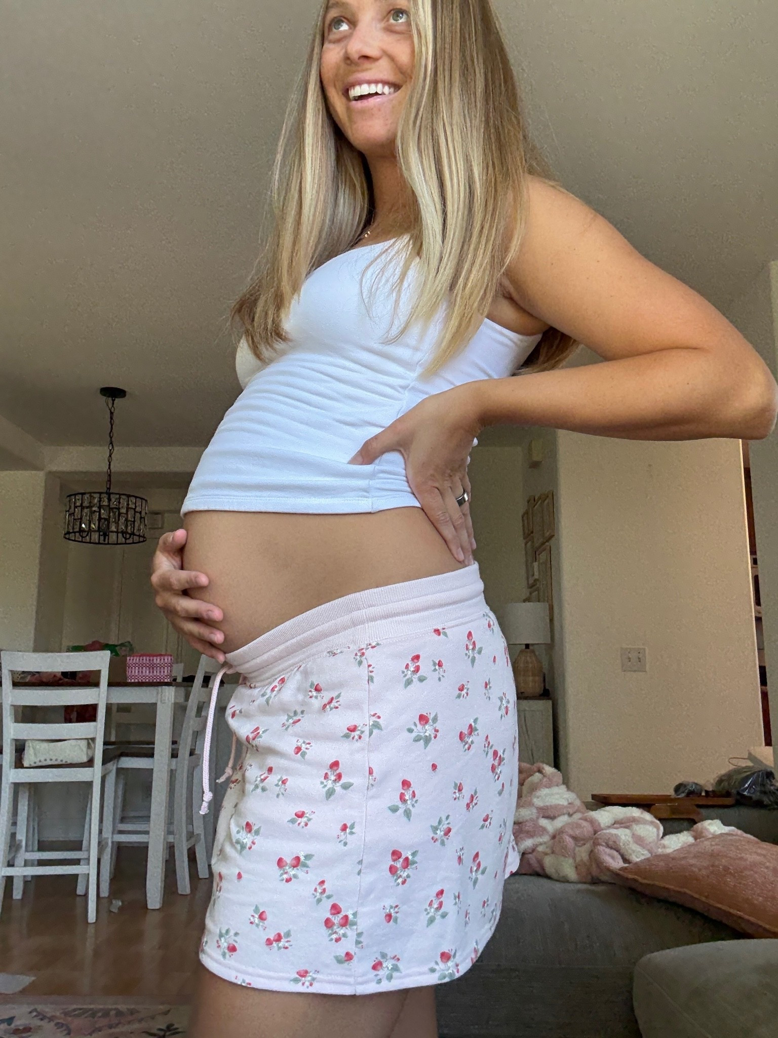 Skirts are about the only thing I’m wearing this pregnancy🩷

#LTKBump #LTKActive #LTKgrwm