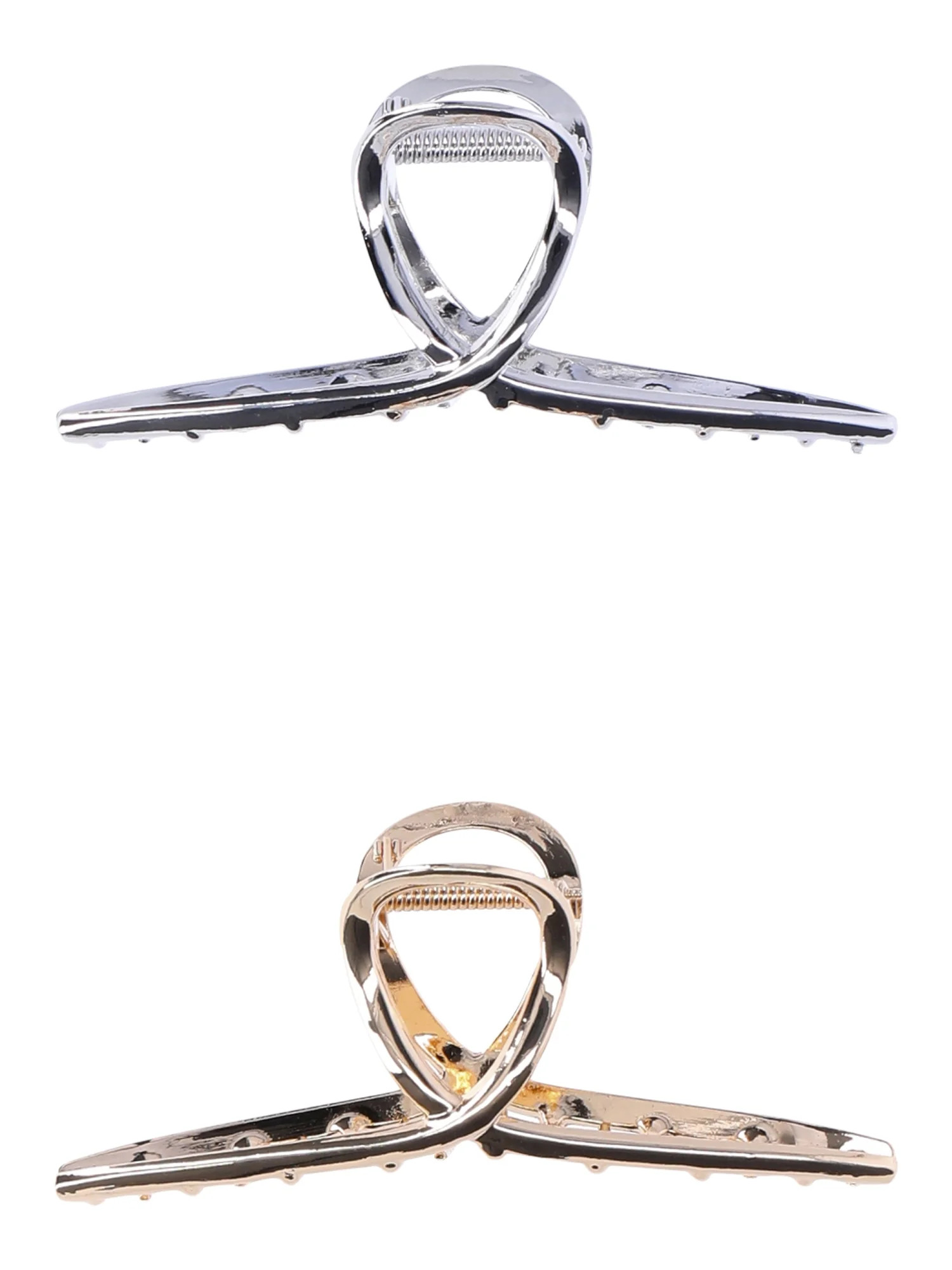 Time and Tru Women’s Loop Claw Hair Clip, 2-Pack | Walmart (US)