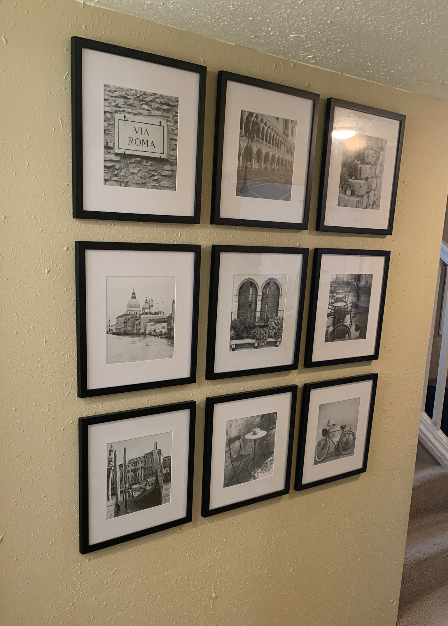 Gallery wall black frame photos, gallery picture photo wall, square black frame white mat pictures, frame set, wedding gift registry idea.

#LTKhome #LTKfamily #LTKGiftGuide