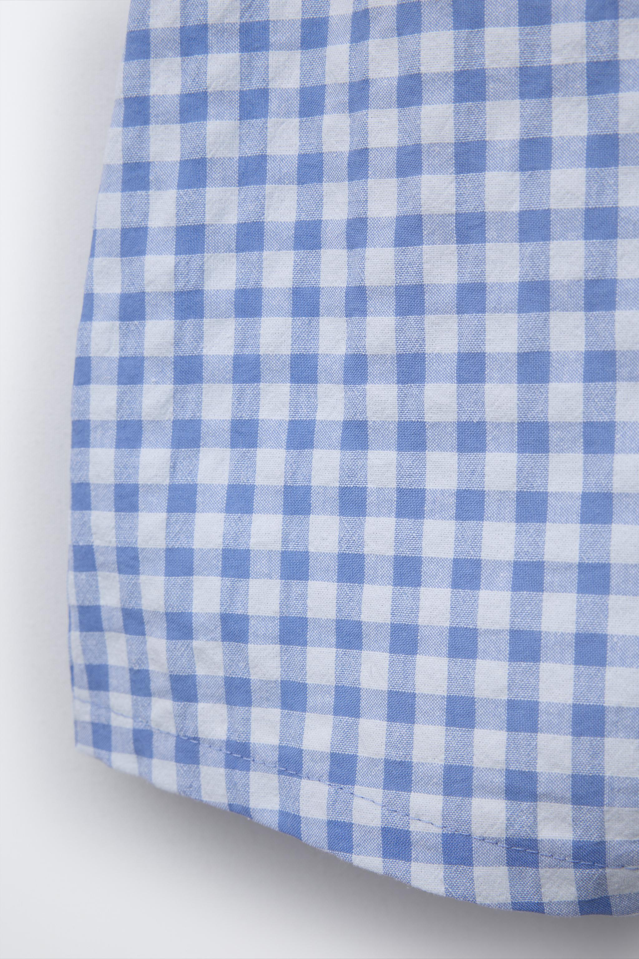 GINGHAM CHECK OVERALLS | Zara US