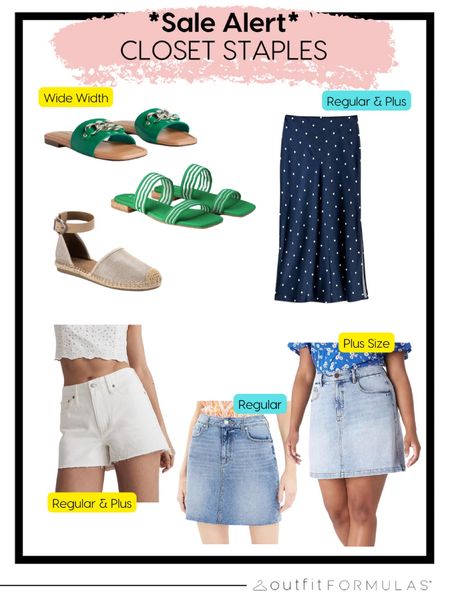 Get these summer closet staple pieces on sale today! 

#LTKsalealert
