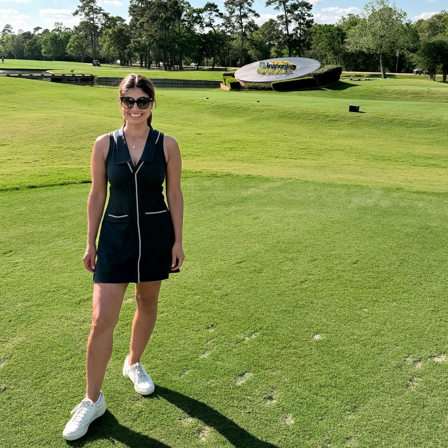 The course is dialed. ⛳️
The Woodlands Country Club Tournament Course looking 🔥 ahead of the Insperity Invitational

Just out here enjoying it before the pros take over.

Shoutout to @fore_te_ Loving this Harper Dress 🤍 Should I get it in white?

#countryclub #insperityinvitational #golfgirl