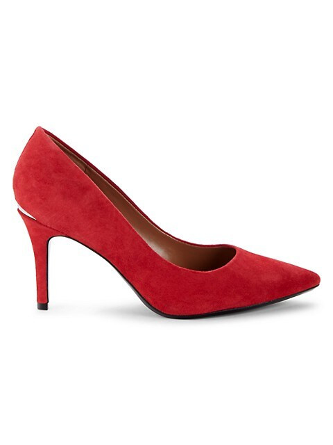Calvin Klein Gayle Suede Pumps on SALE | Saks OFF 5TH | Saks Fifth Avenue OFF 5TH