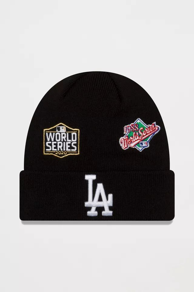 New Era Los Angeles Dodgers Patch Beanie | Urban Outfitters (US and RoW)