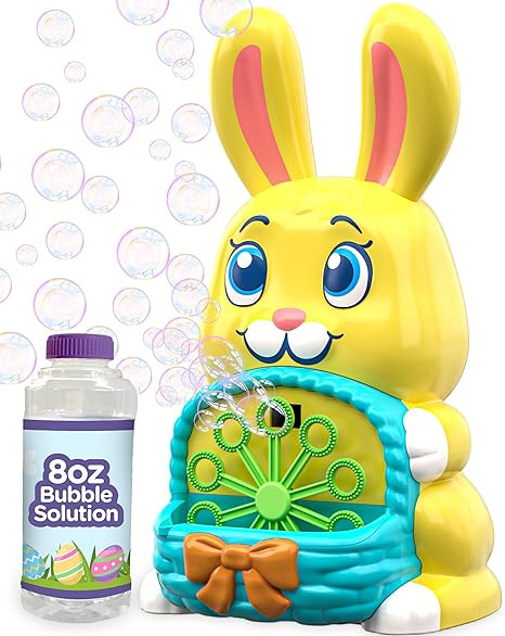 Move2Play, Bunny Bubble Blower | Easter Toy & Gift for Toddlers & Kids | Bubble Machine Toy for G... | Amazon (US)