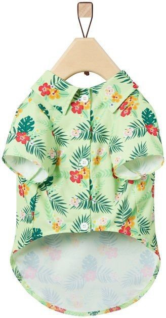 FRISCO Hawaiian Floral Camp Dog & Cat Shirt, Small - Chewy.com | Chewy.com