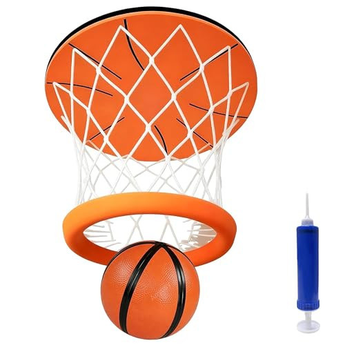 Anvosy Ceiling Basketball Hoop Set, Funny Hanging Indoor Basketball Hoop on The Ceiling for Adult Basketball-Fans, No Assembling | Amazon (US)