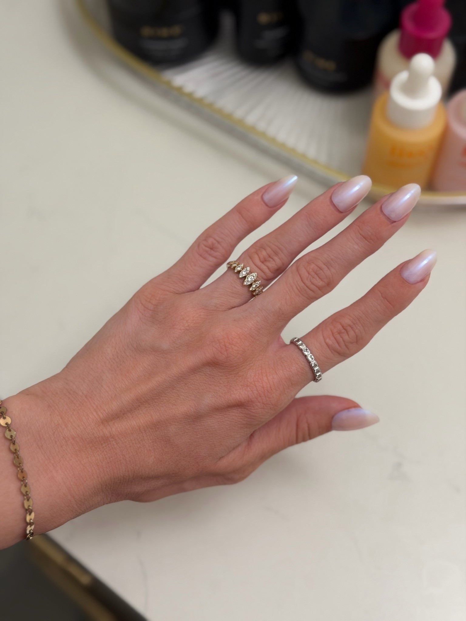 Adorable pink chrome pearl glue on press on nails!! So easy to apply and great durability. Love that it comes with the entire nail prep kit!

#LTKmomlife #LTKselfcare #LTKBeauty
