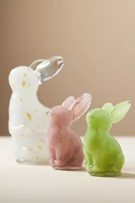 Glass Art Bunny Decorative Object | Anthropologie (US)