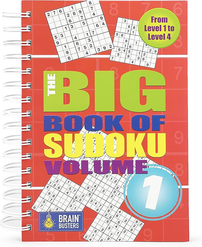 Big Book of Sudoku: Over 500 Puzzles & Solutions, Easy to Hard Puzzles for Adults (Brain Busters) | Amazon (US)