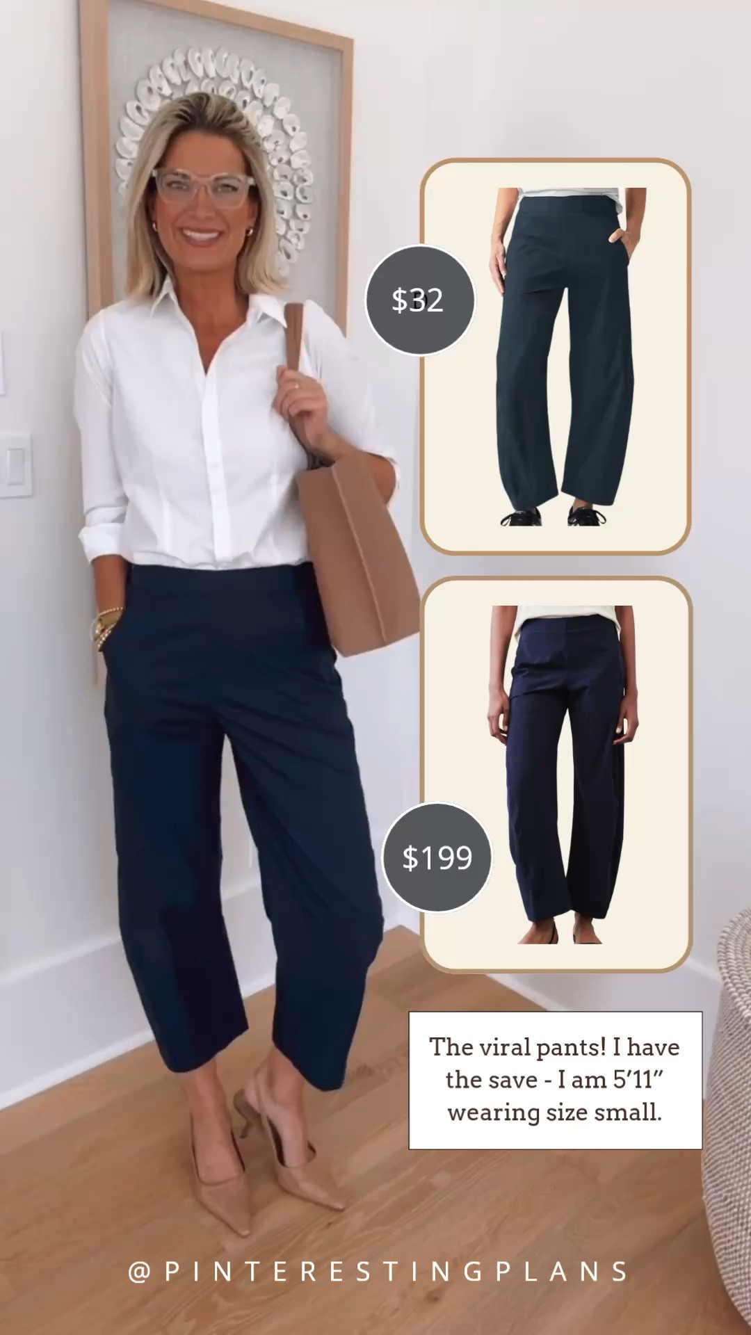 Save or splurge viral pants! I saved on this one. They’re a fabulous update on the joggers we were all wearing a few years ago. I’m 5’11” wearing size small.

#LTKOver40 #LTKTall #LTKWorkwear