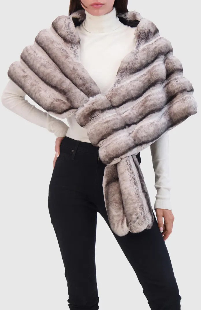 Lyla Grant Fur-Free Chinchilla (Faux Fur) Stole | Nordstrom | Nordstrom