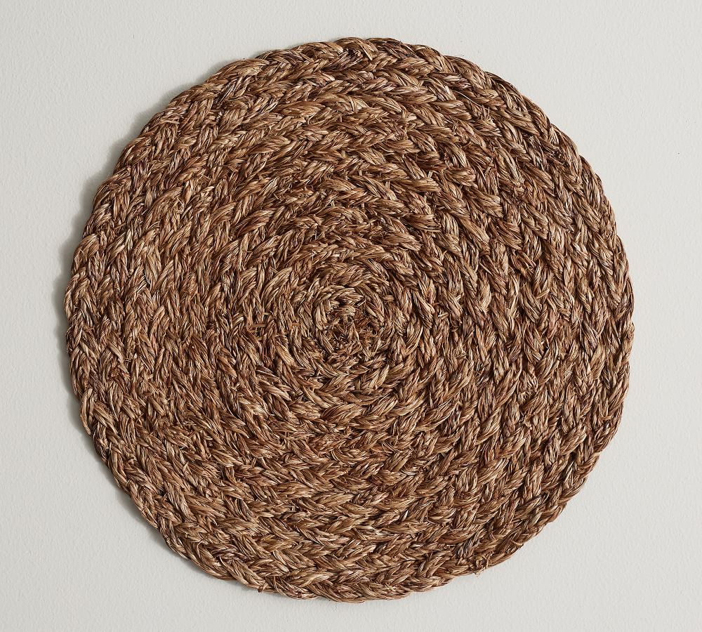 Braided Abaca Charger Plates - Set of 4 | Pottery Barn (US)