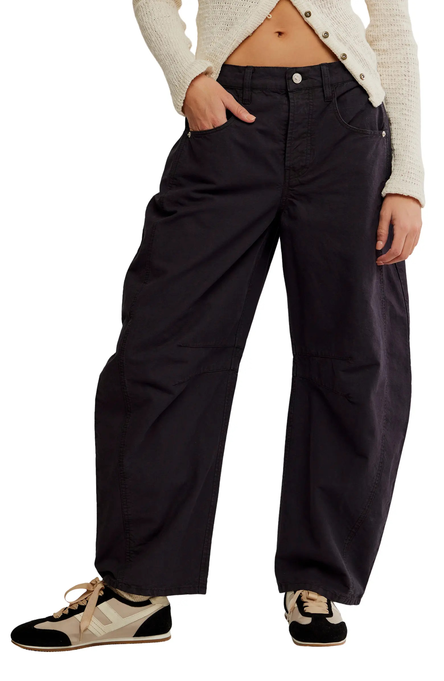 Free People Good Luck Barrel Leg Pants | Nordstrom | Nordstrom