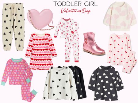 Toddler girl Valentines Day! A lot is on sale for 20% off! 

Heart sweatshirt 
Valentines Day pajamas 


#LTKsalealert #LTKSeasonal