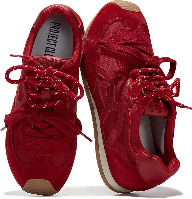 Project Cloud Lightweight Sneakers for Women with Memory Foam Insole (Lowy) | Trendy Leather Wome... | Amazon (US)