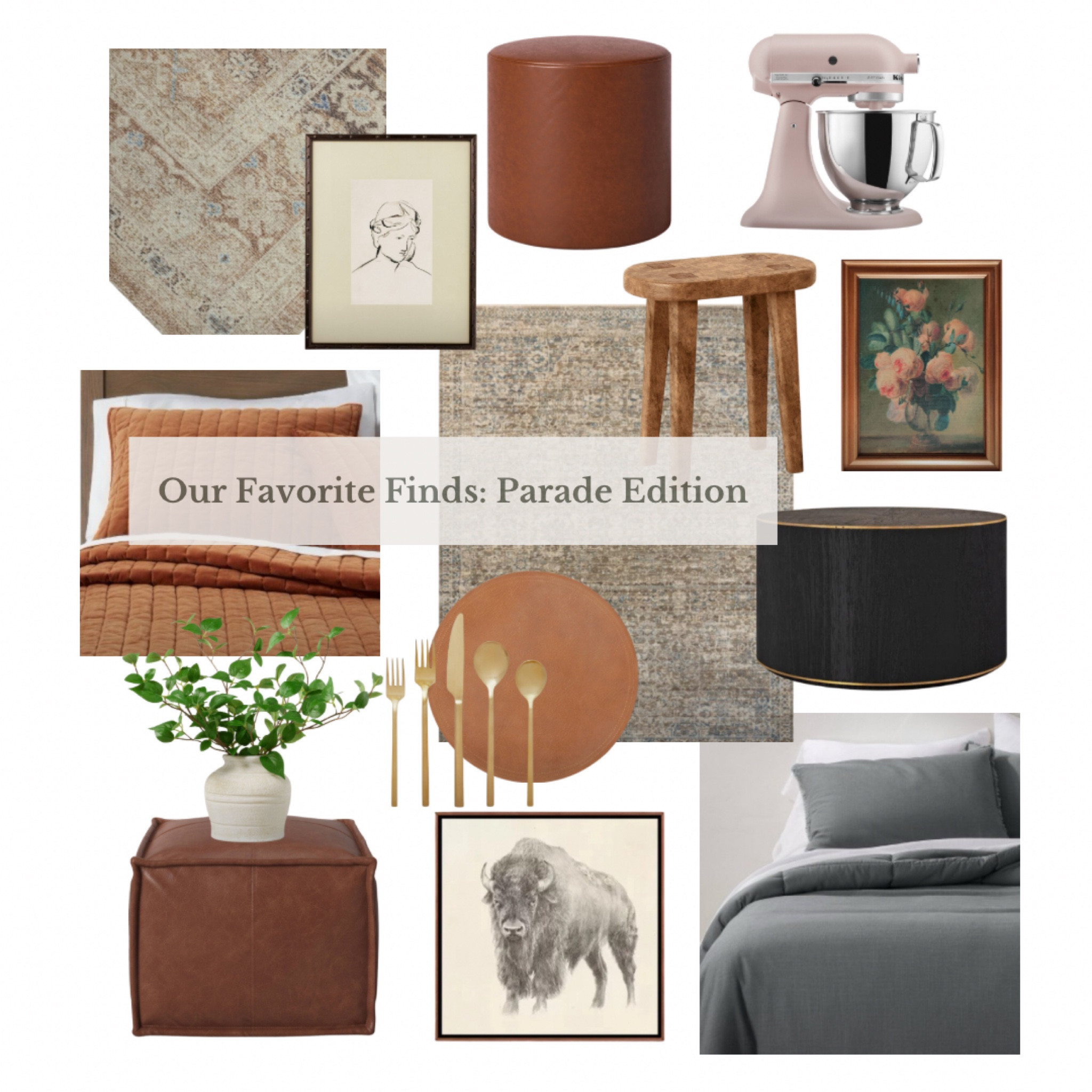 We had an amazing time shopping and styling for the Salt Lake Parade of Homes this year, and we couldn't wait to share some of our favorite finds with you. These pieces are perfect for quick, simple upgrades that can transform any space!
