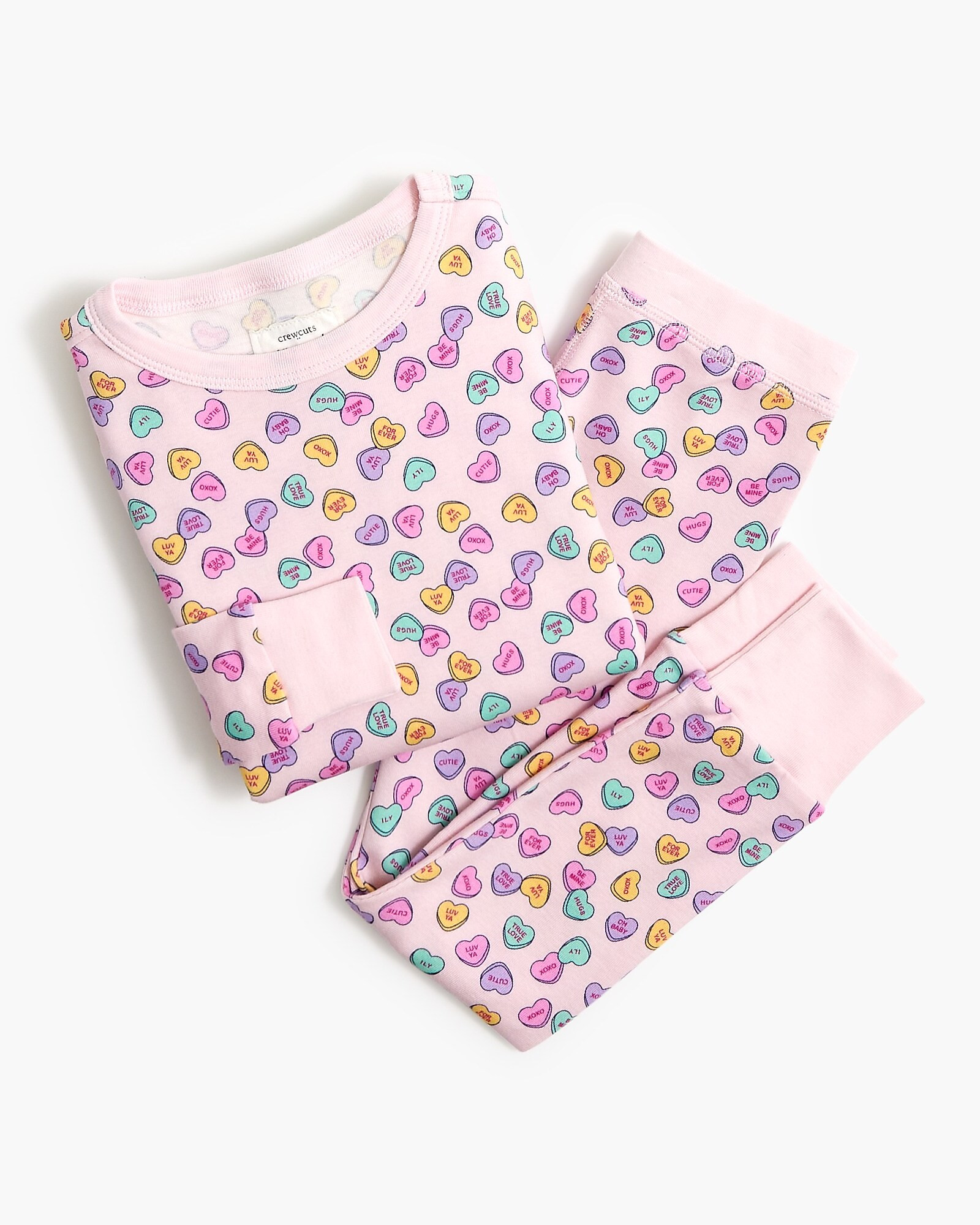 Girls' sweetheart candy pajama set | J.Crew Factory