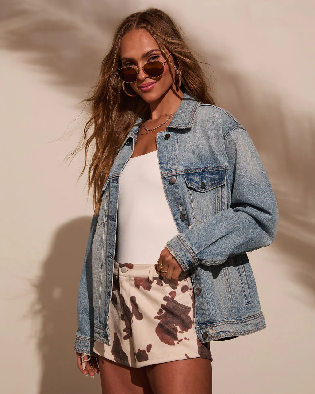 Influencer Oversized Denim Jacket | VICI