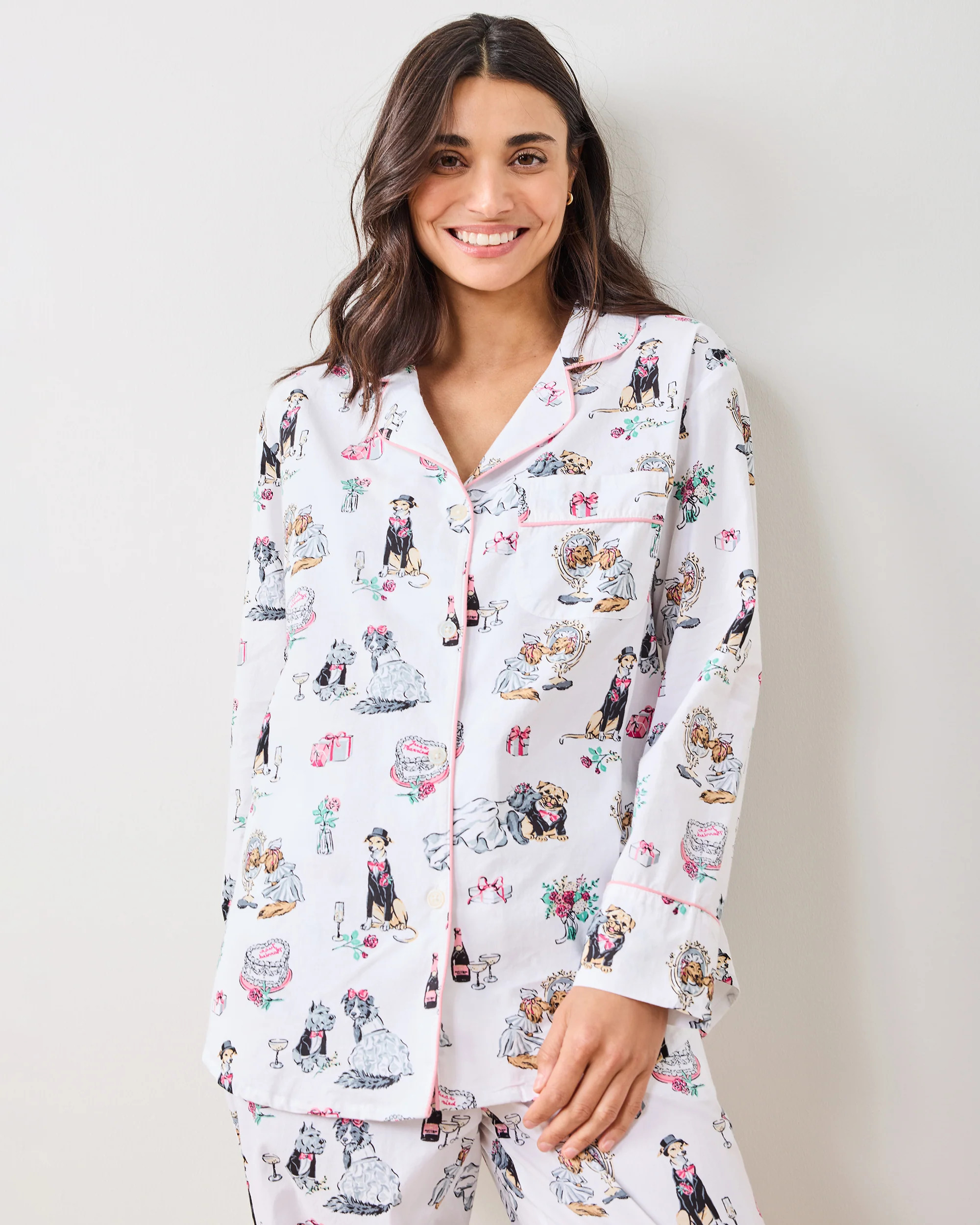 Fur Ever Yours - Petite Long PJ Set - Cloud - Printfresh | Printfresh