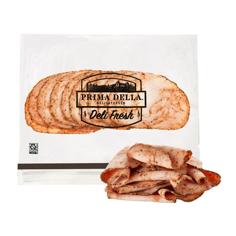 Prima Della Cracked Pepper Turkey Breast, Pre-Sliced | Walmart (US)
