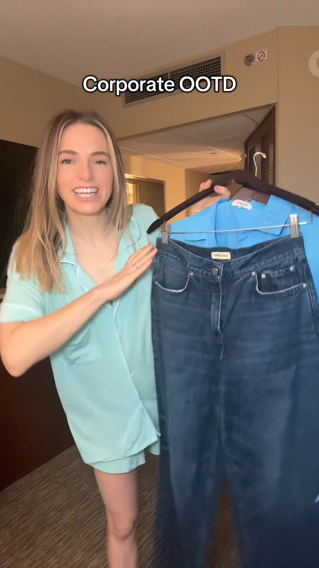 Get dressed with me in a corporate girlie outfit for a work event in Chicago- I always think dark denim works well for corporate because it looks put together while still being casual. I’m wearing a size 25 in these- I love them! #officefashion #workoutfit #workclothes #corporateoutfit #corporatestyle

#LTKootd #LTKTravel #LTKWorkwear