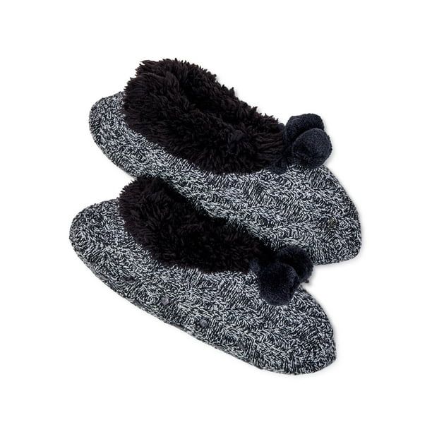 Joyspun Women's Knit Slipper Socks, 1-Pack, Size 4-10 - Walmart.com | Walmart (US)