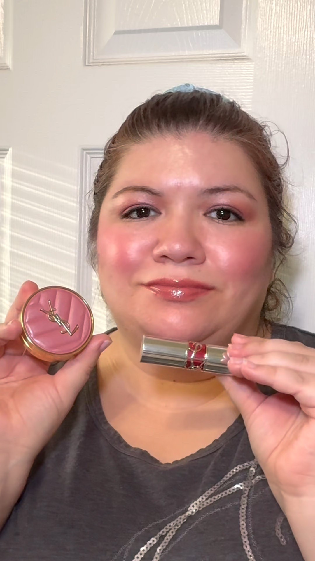 Monochromatic makeup looks with soft pink tones using @yslbeauty nude lavalliere in both the lip and cheek color! Pink makeup look, luxury beauty, yellow beauty

#LTKValentine #LTKBeauty #LTKgrwm