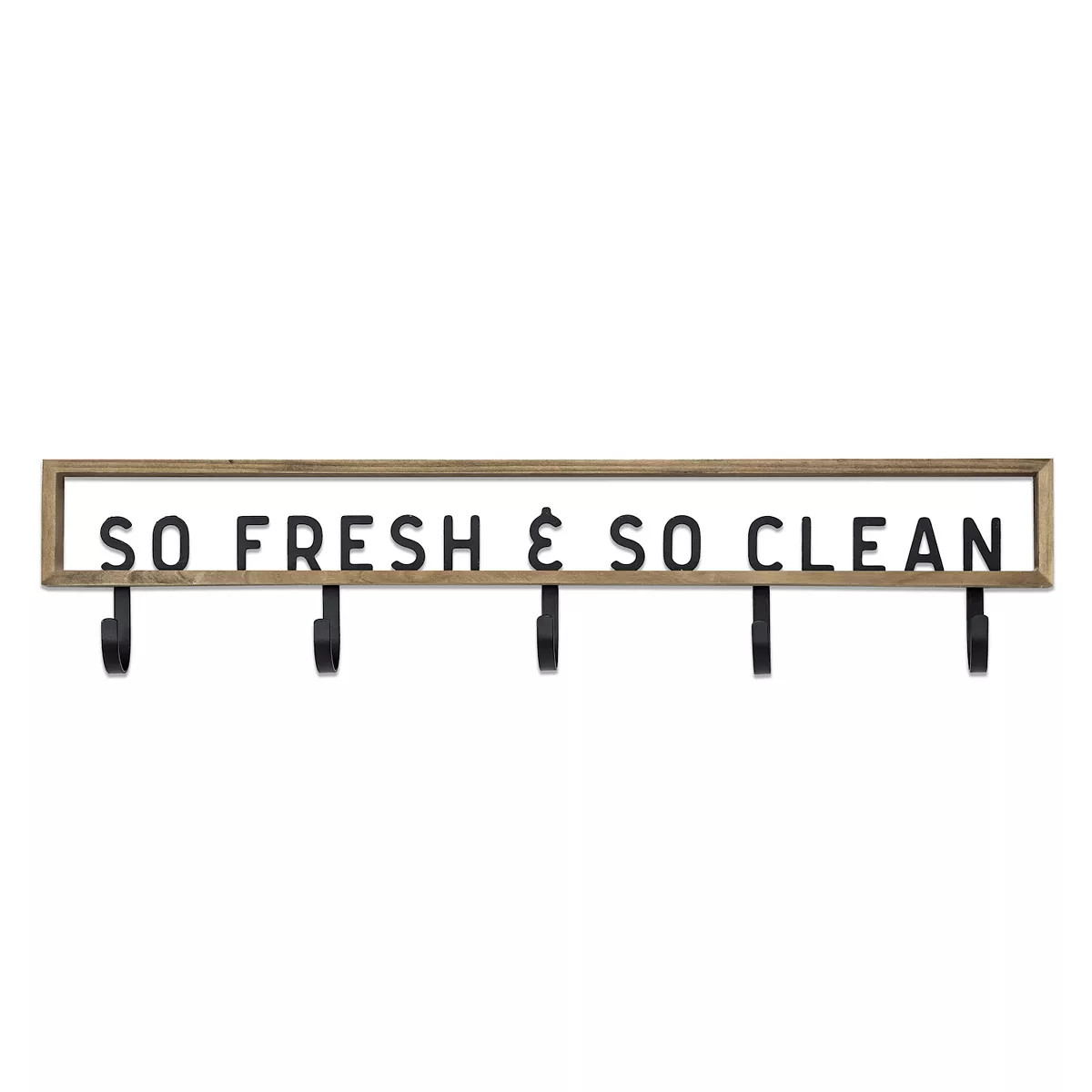 Sonoma Goods For Life® So Fresh & So Clean 5-hook Wall Decor | Kohl's