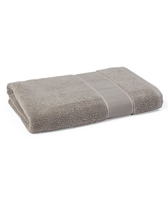 Sanders Solid Antimicrobial Cotton Bath Towel, 30" x 56" | Macy's