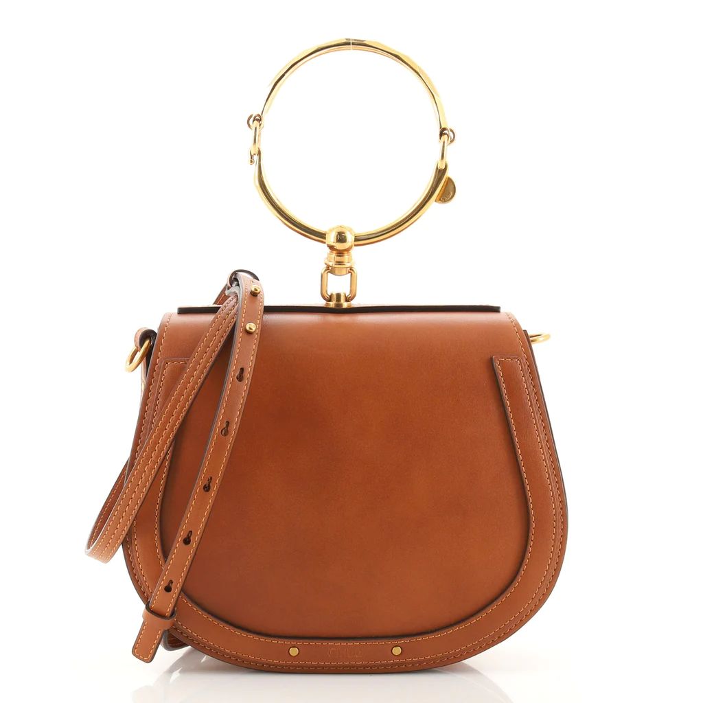 Chloe Nile Crossbody Bag Leather Medium Brown 1198151 | Rebag