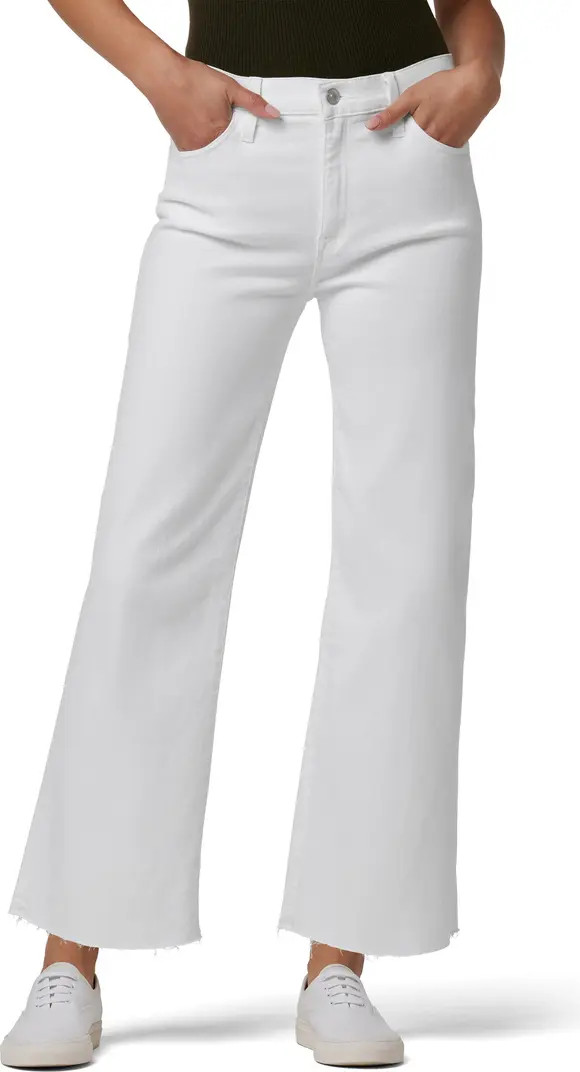 Hudson Jeans Rosalie High Waist Raw Crop Wide Leg Jeans | Nordstromrack | Nordstrom Rack